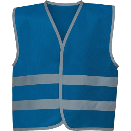 Gilet avec bordures et bandes réfléchissantes