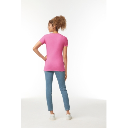 T-shirt femme col rond Softstyle