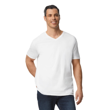 T-shirt homme col v Softstyle