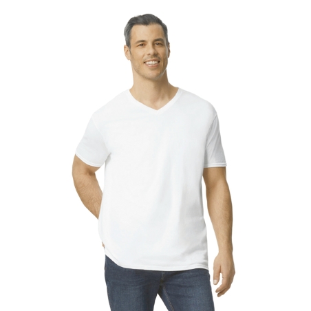 T-shirt homme col v Softstyle