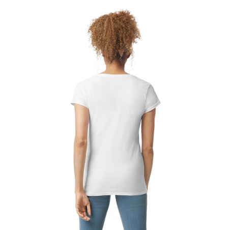 T-shirt femme col v Softstyle