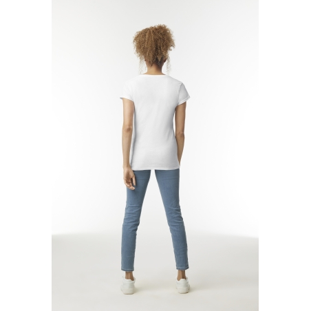 T-shirt femme col v Softstyle