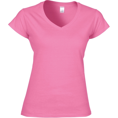 T-shirt femme col v Softstyle