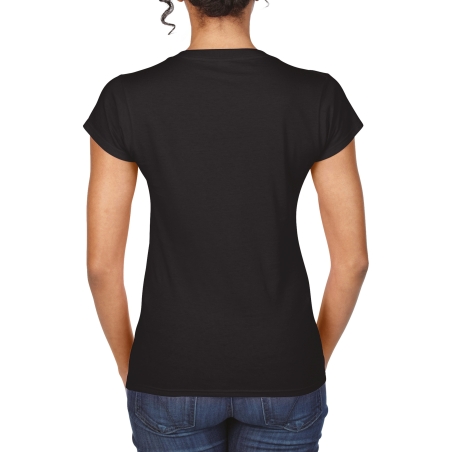 T-shirt femme col v Softstyle