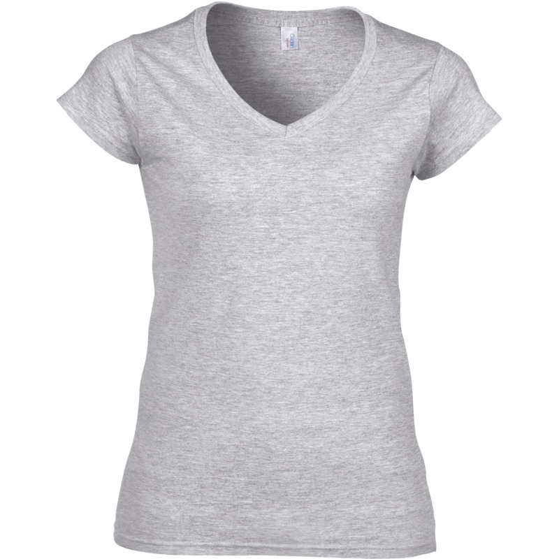 T-shirt femme col v Softstyle