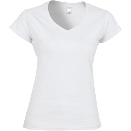 T-shirt femme col v Softstyle