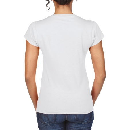 T-shirt femme col v Softstyle