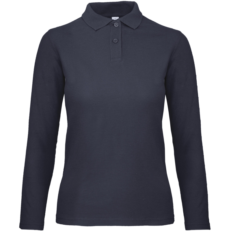 Polo femme ID.001 manches longues