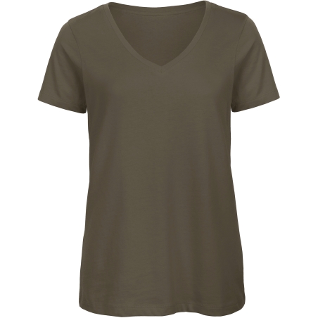 T-shirt Organic Inspire col V Femme