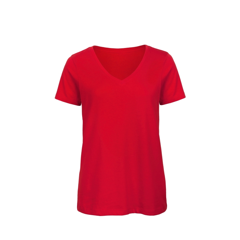 T-shirt Organic Inspire col V Femme