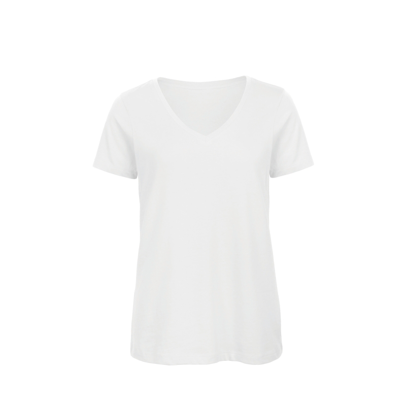 T-shirt Organic Inspire col V Femme