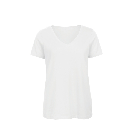 T-shirt Organic Inspire col V Femme