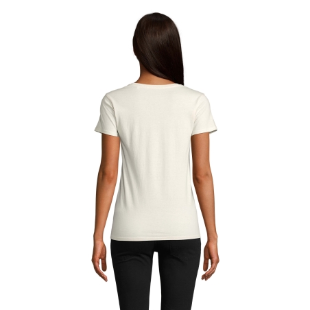 TEE-SHIRT FEMME JERSEY COL ROND AJUSTÉ