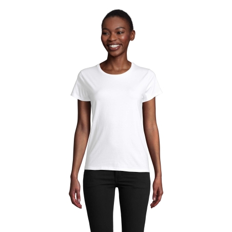 TEE-SHIRT FEMME JERSEY COL ROND AJUSTÉ