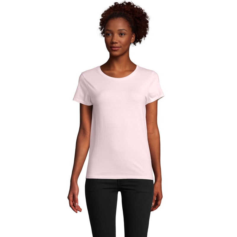 TEE-SHIRT FEMME JERSEY COL ROND AJUSTÉ