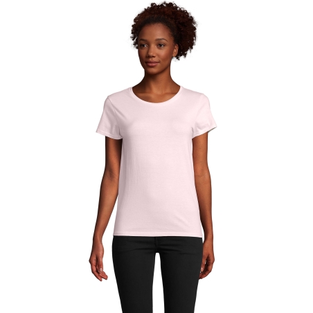 TEE-SHIRT FEMME JERSEY COL ROND AJUSTÉ