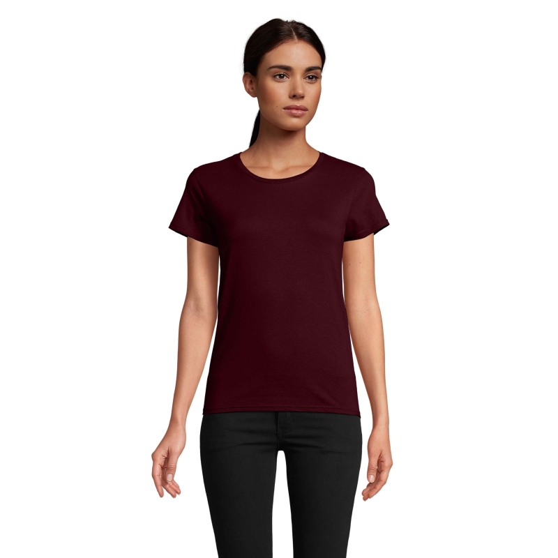 TEE-SHIRT FEMME JERSEY COL ROND AJUSTÉ