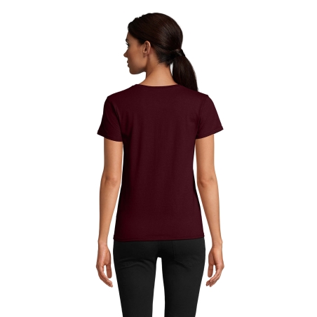 TEE-SHIRT FEMME JERSEY COL ROND AJUSTÉ