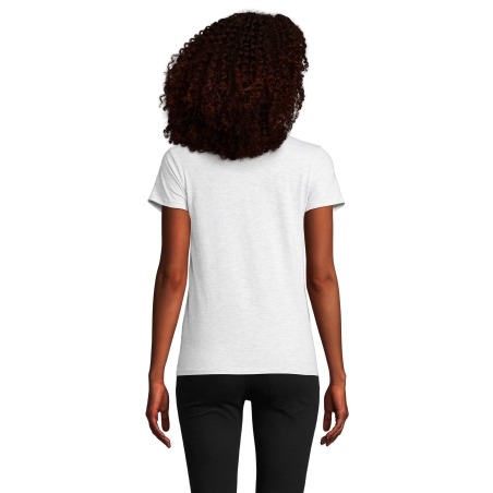 TEE-SHIRT FEMME JERSEY COL ROND AJUSTÉ