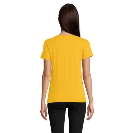 TEE-SHIRT FEMME JERSEY COL ROND AJUSTÉ