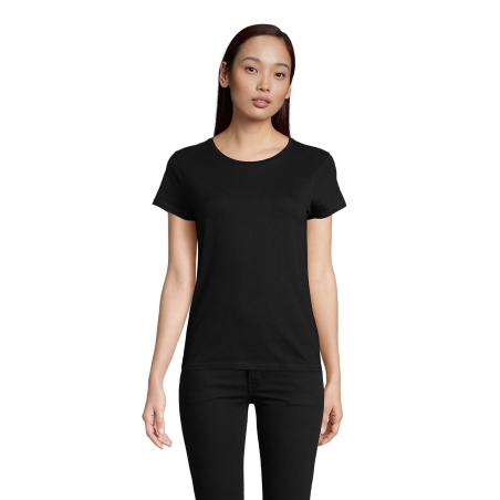 TEE-SHIRT FEMME JERSEY COL ROND AJUSTÉ