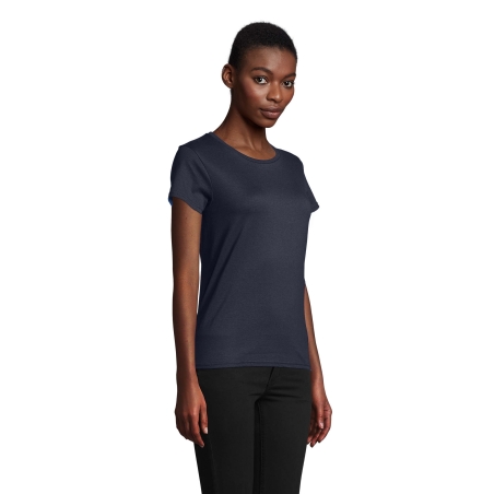 TEE-SHIRT FEMME JERSEY COL ROND AJUSTÉ