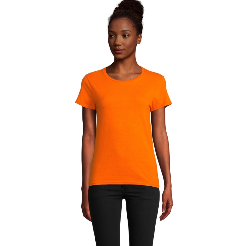 TEE-SHIRT FEMME JERSEY COL ROND AJUSTÉ