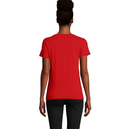 TEE-SHIRT FEMME JERSEY COL ROND AJUSTÉ