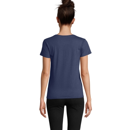 TEE-SHIRT FEMME JERSEY COL ROND AJUSTÉ