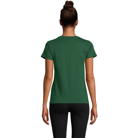 TEE-SHIRT FEMME JERSEY COL ROND AJUSTÉ