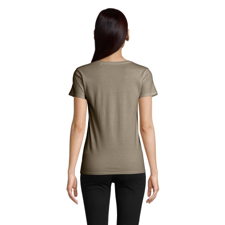 TEE-SHIRT FEMME JERSEY COL ROND AJUSTÉ