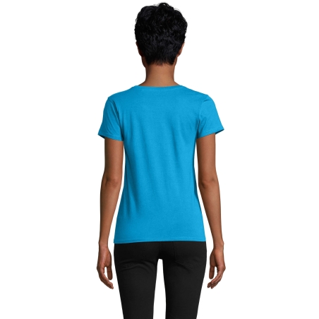 TEE-SHIRT FEMME JERSEY COL ROND AJUSTÉ