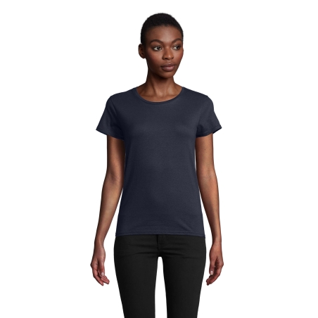 TEE-SHIRT FEMME JERSEY COL ROND AJUSTÉ