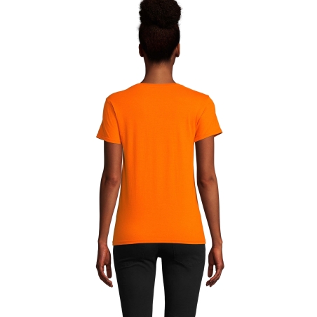 TEE-SHIRT FEMME JERSEY COL ROND AJUSTÉ