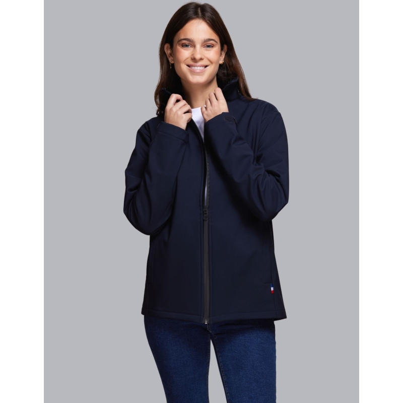 Blouson softshell Femme en polyester recyclé Made in France