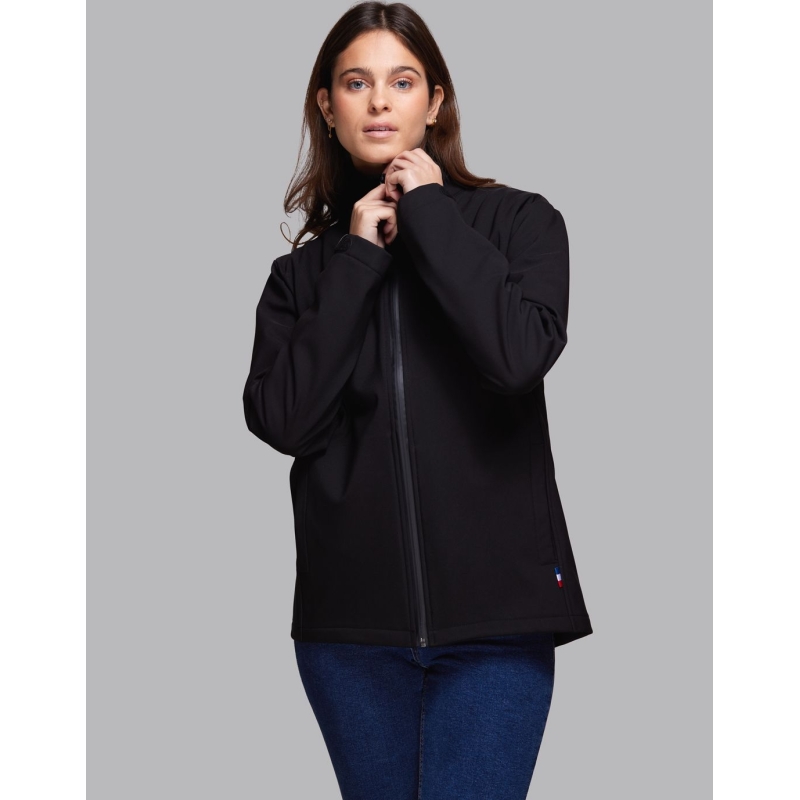 Blouson softshell Femme en polyester recyclé Made in France