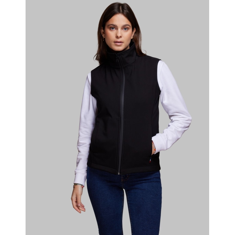 Bodywarmer softshell Femme Made in France