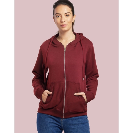 Hoodie Zippé Unisexe coton bio Made in France