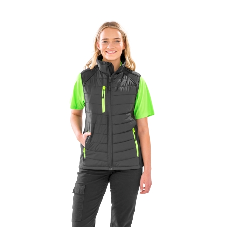 Gilet softshell rembourré black compass recyclé