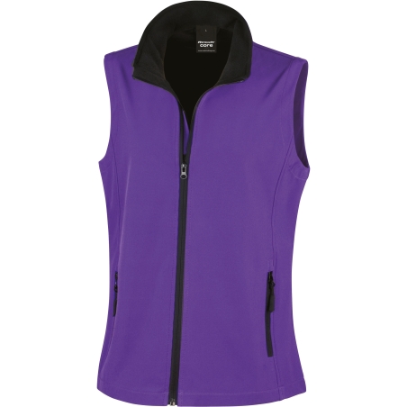 Bodywarmer Softshell Femme Printable