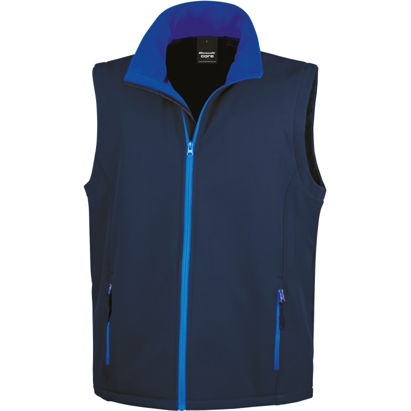 Bodywarmer Softshell Homme Printable