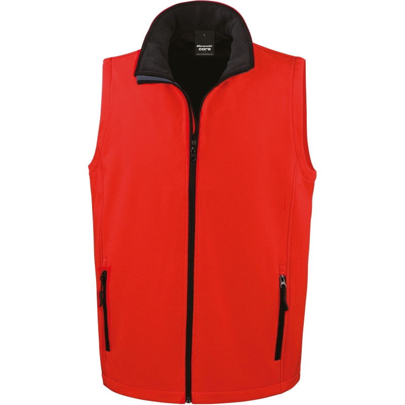 Bodywarmer Softshell Homme Printable