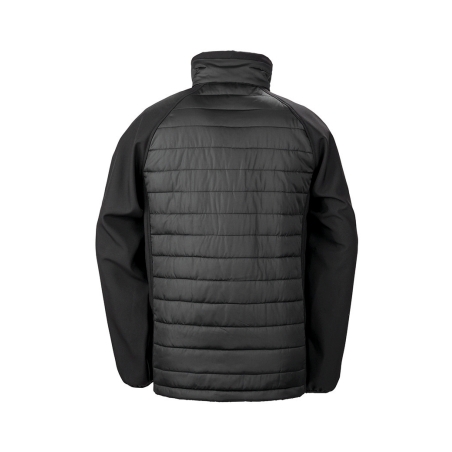 Veste softshell rembourrée black compass recyclée