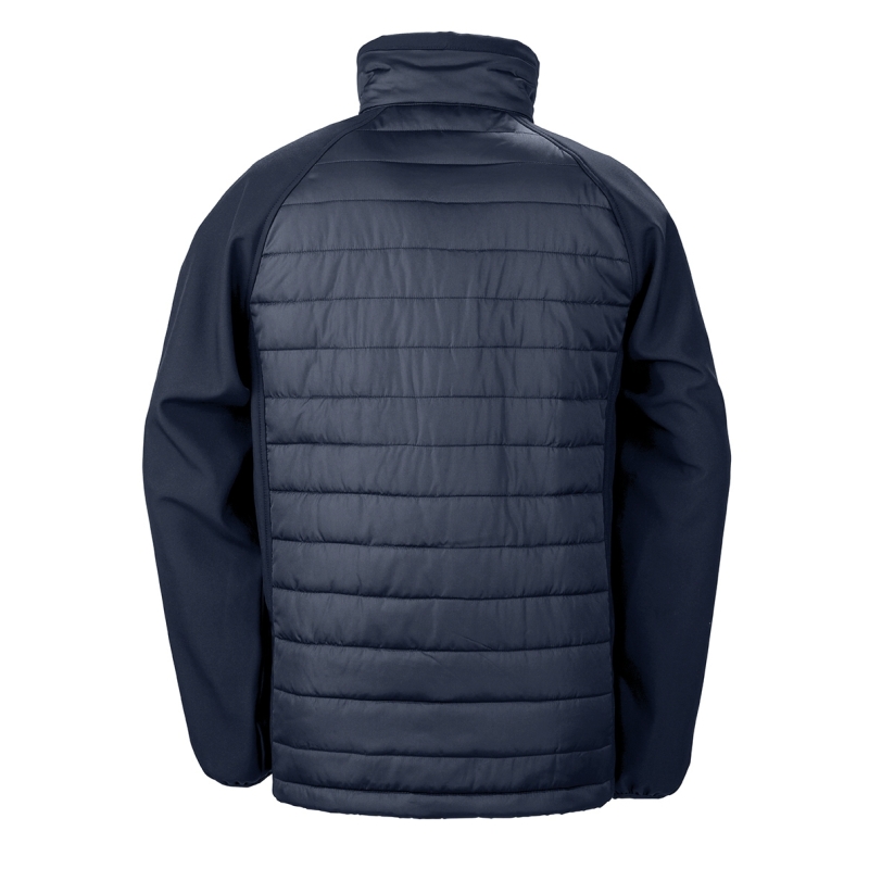 Veste softshell rembourrée black compass recyclée