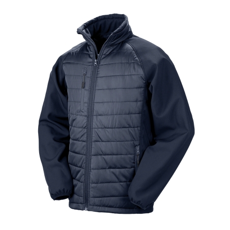 Veste softshell rembourrée black compass recyclée