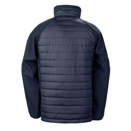 Veste softshell rembourrée black compass recyclée