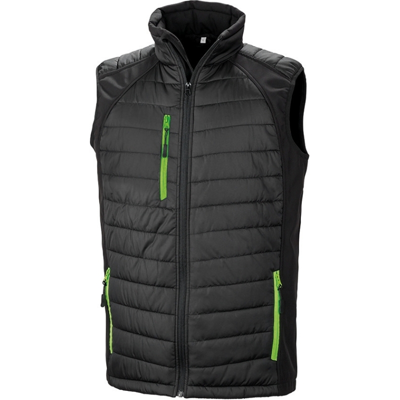 Gilet softshell rembourré black compass recyclé