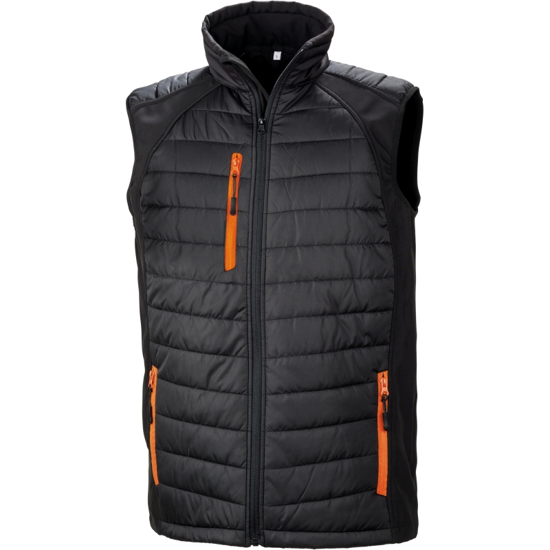 Gilet softshell rembourré black compass recyclé