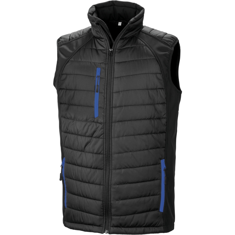 Gilet softshell rembourré black compass recyclé