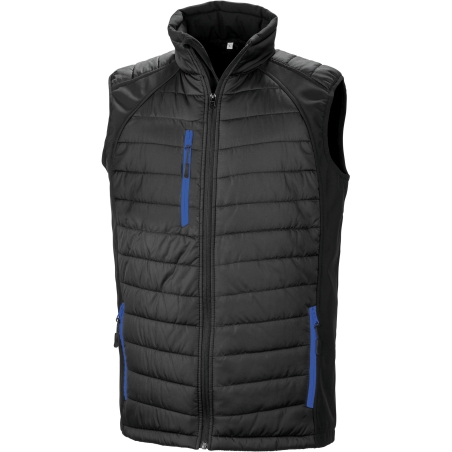 Gilet softshell rembourré black compass recyclé